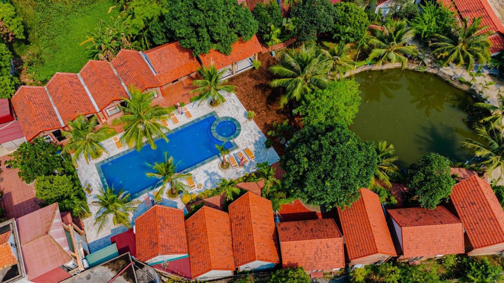 Tam Coc Green Garden Bungalow Νιν Μπιν Εξωτερικό φωτογραφία