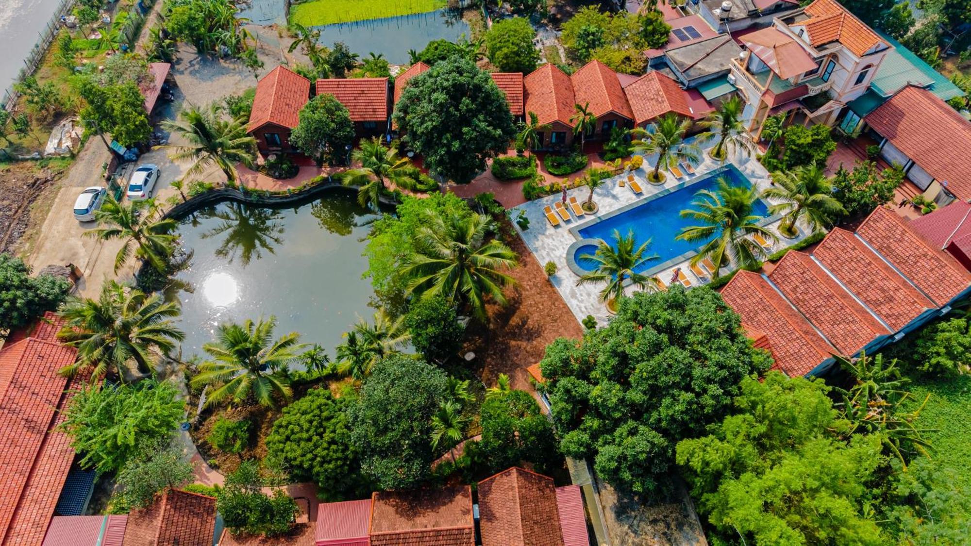 Tam Coc Green Garden Bungalow Νιν Μπιν Εξωτερικό φωτογραφία