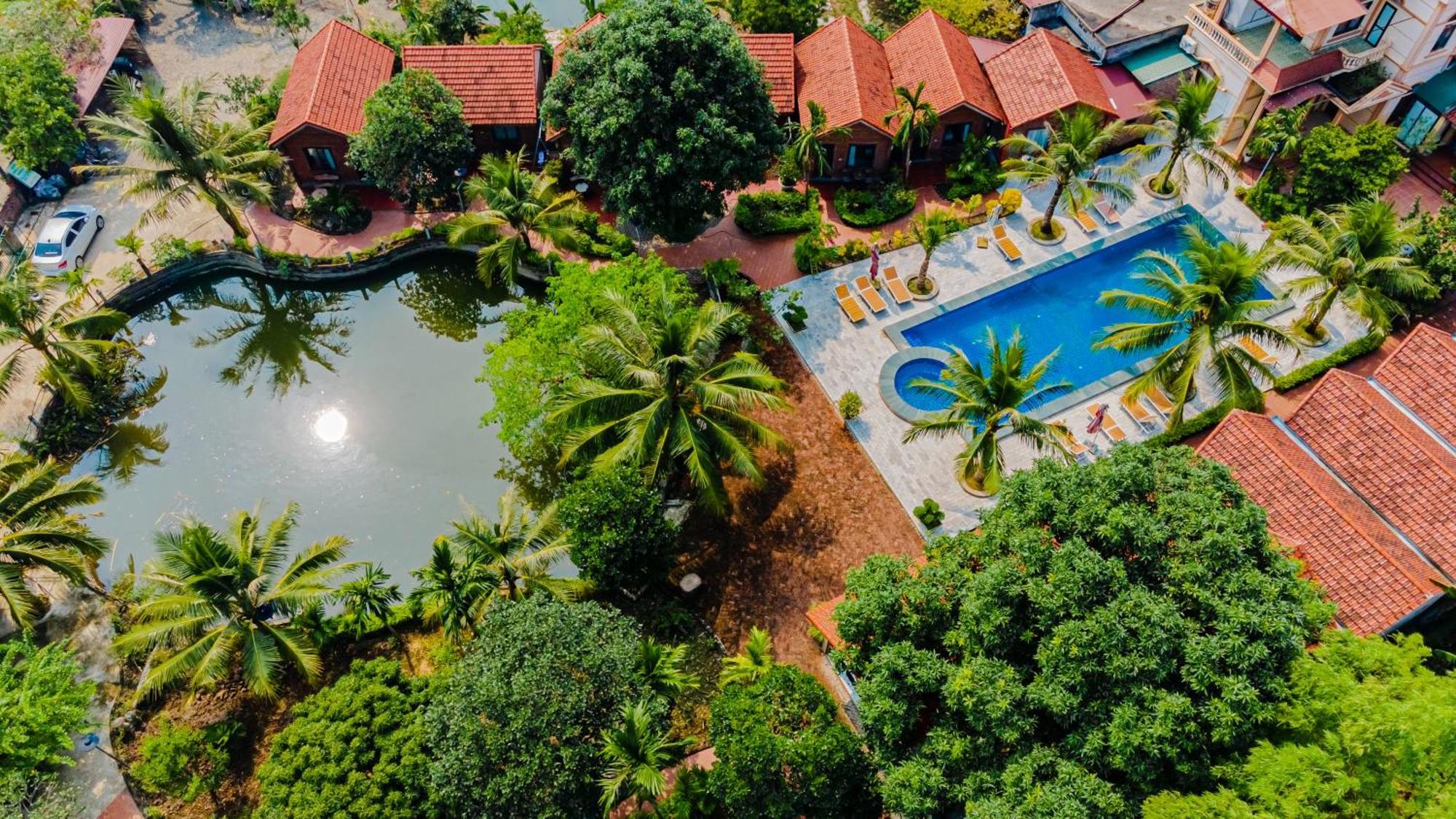Tam Coc Green Garden Bungalow Νιν Μπιν Εξωτερικό φωτογραφία