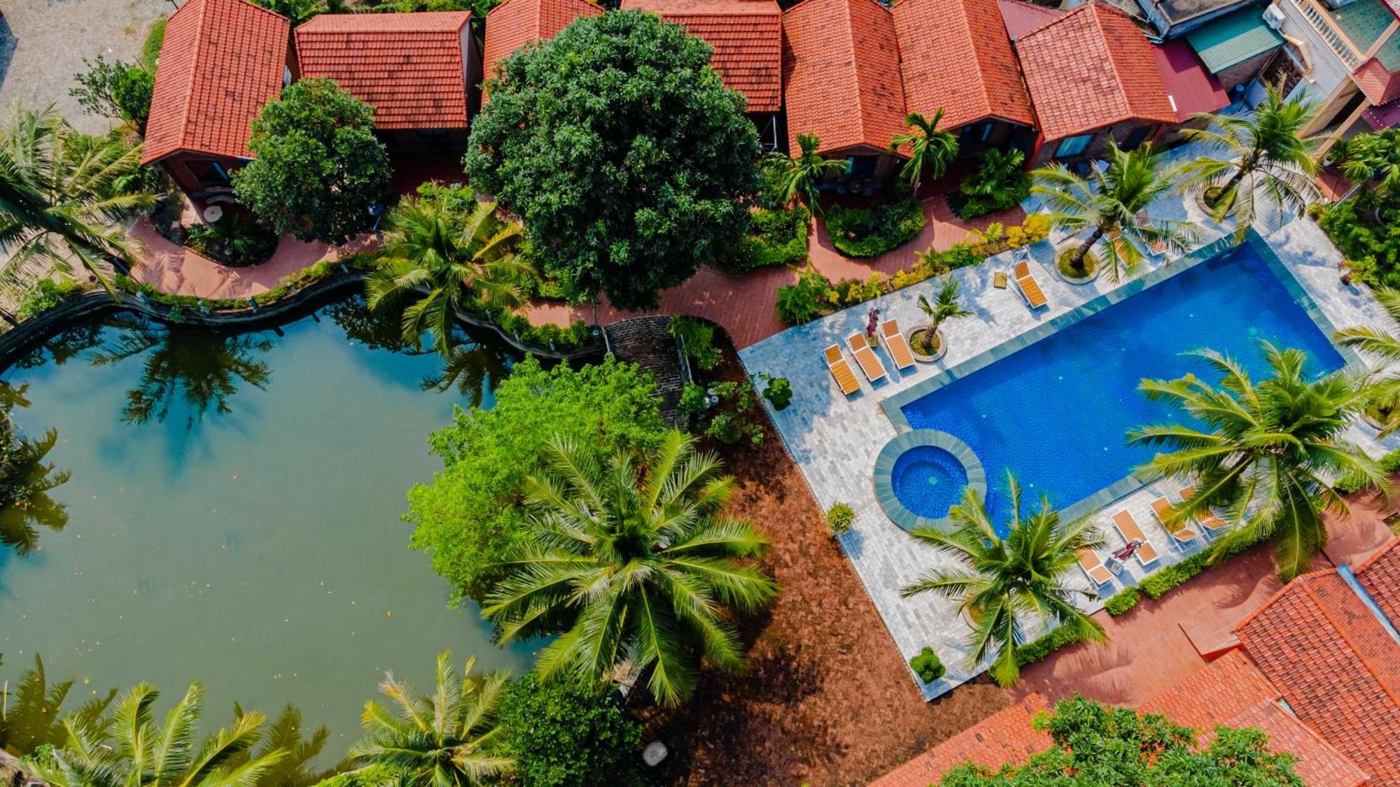 Tam Coc Green Garden Bungalow Νιν Μπιν Εξωτερικό φωτογραφία