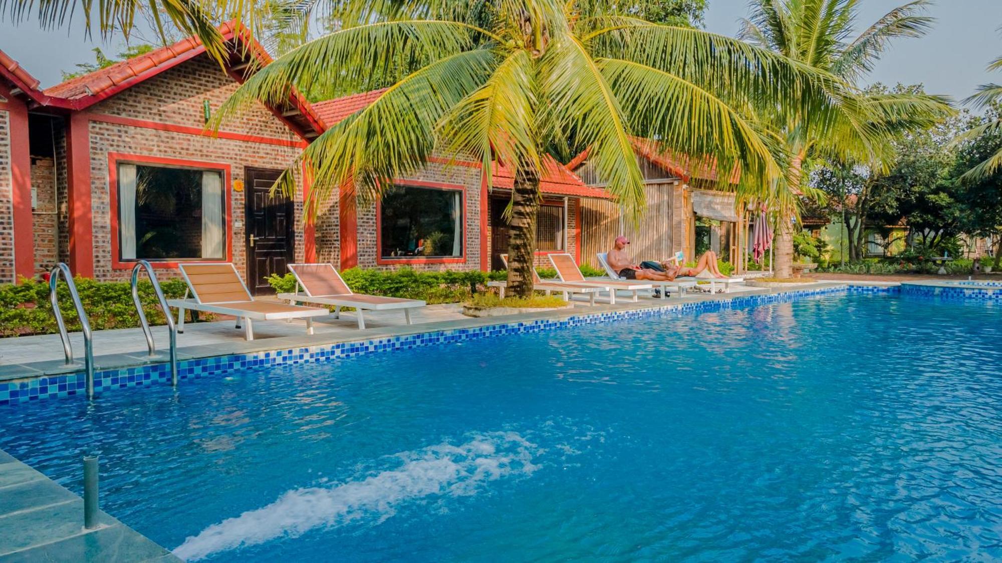 Tam Coc Green Garden Bungalow Νιν Μπιν Εξωτερικό φωτογραφία