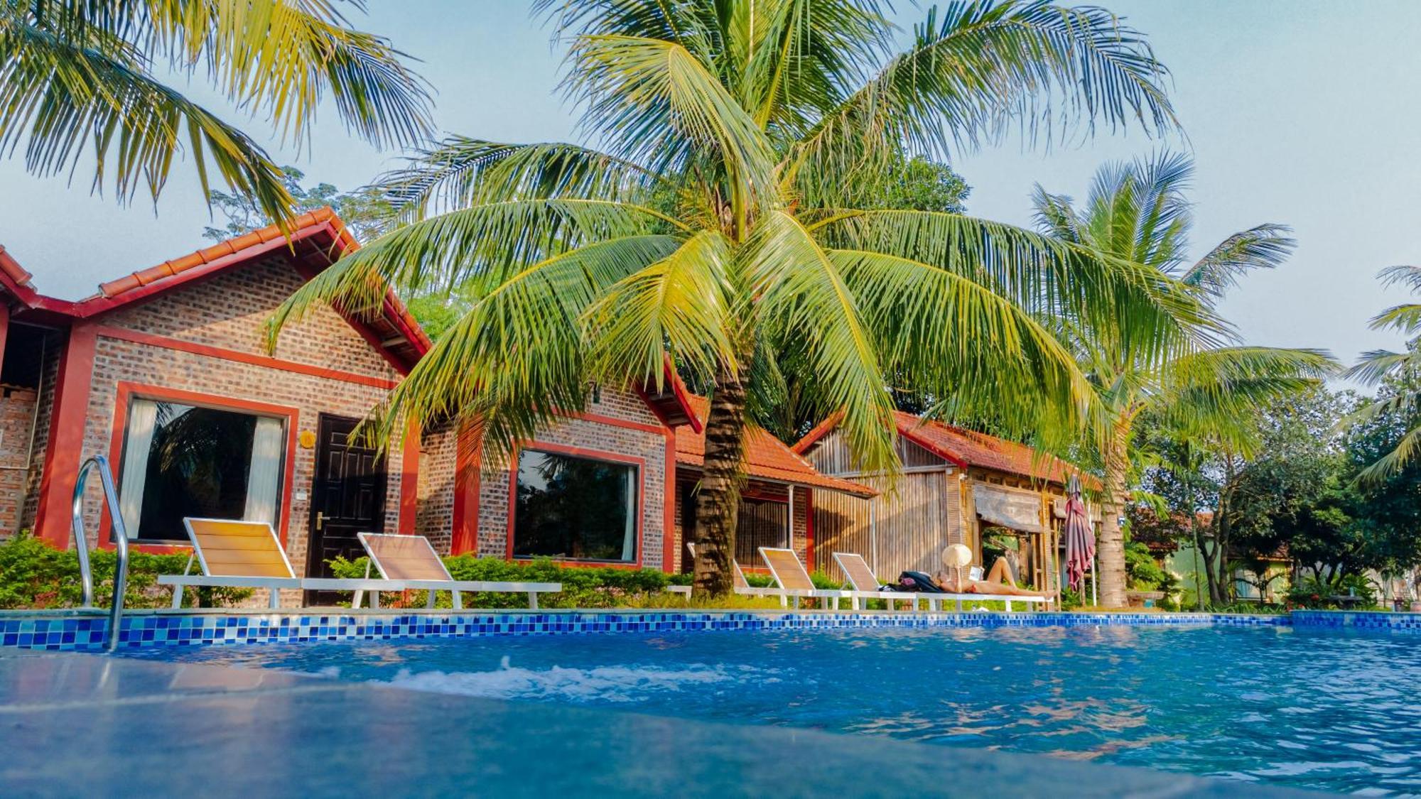 Tam Coc Green Garden Bungalow Νιν Μπιν Εξωτερικό φωτογραφία