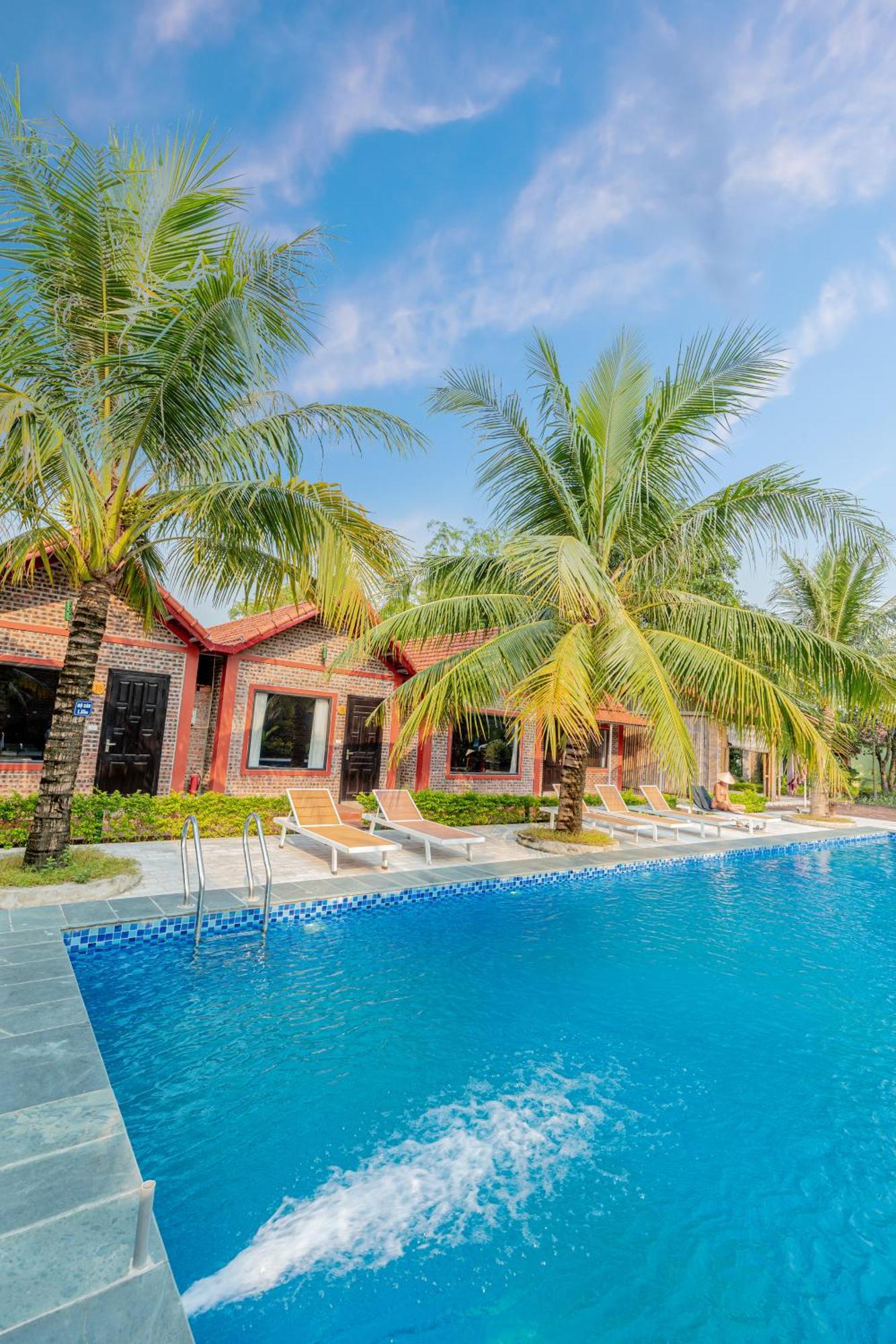 Tam Coc Green Garden Bungalow Νιν Μπιν Εξωτερικό φωτογραφία