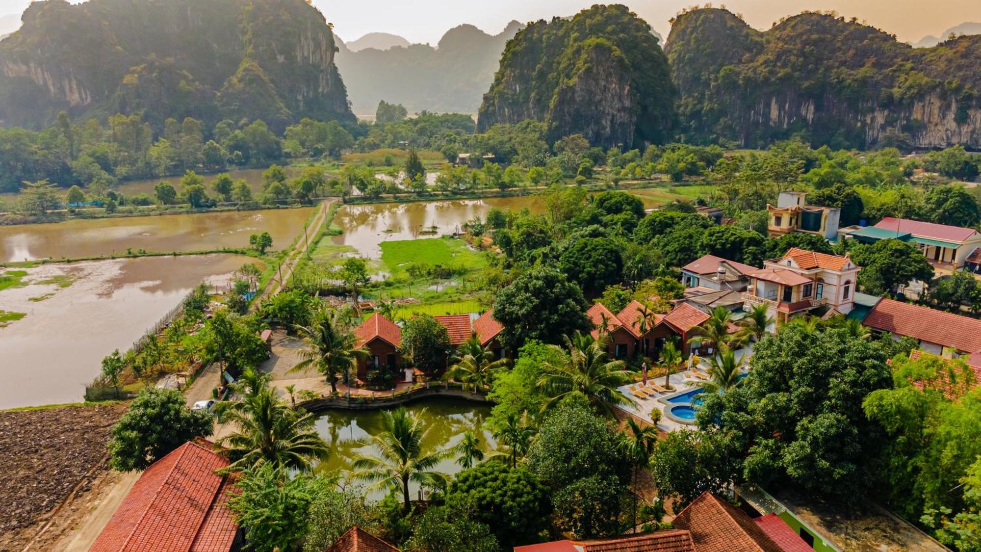 Tam Coc Green Garden Bungalow Νιν Μπιν Εξωτερικό φωτογραφία
