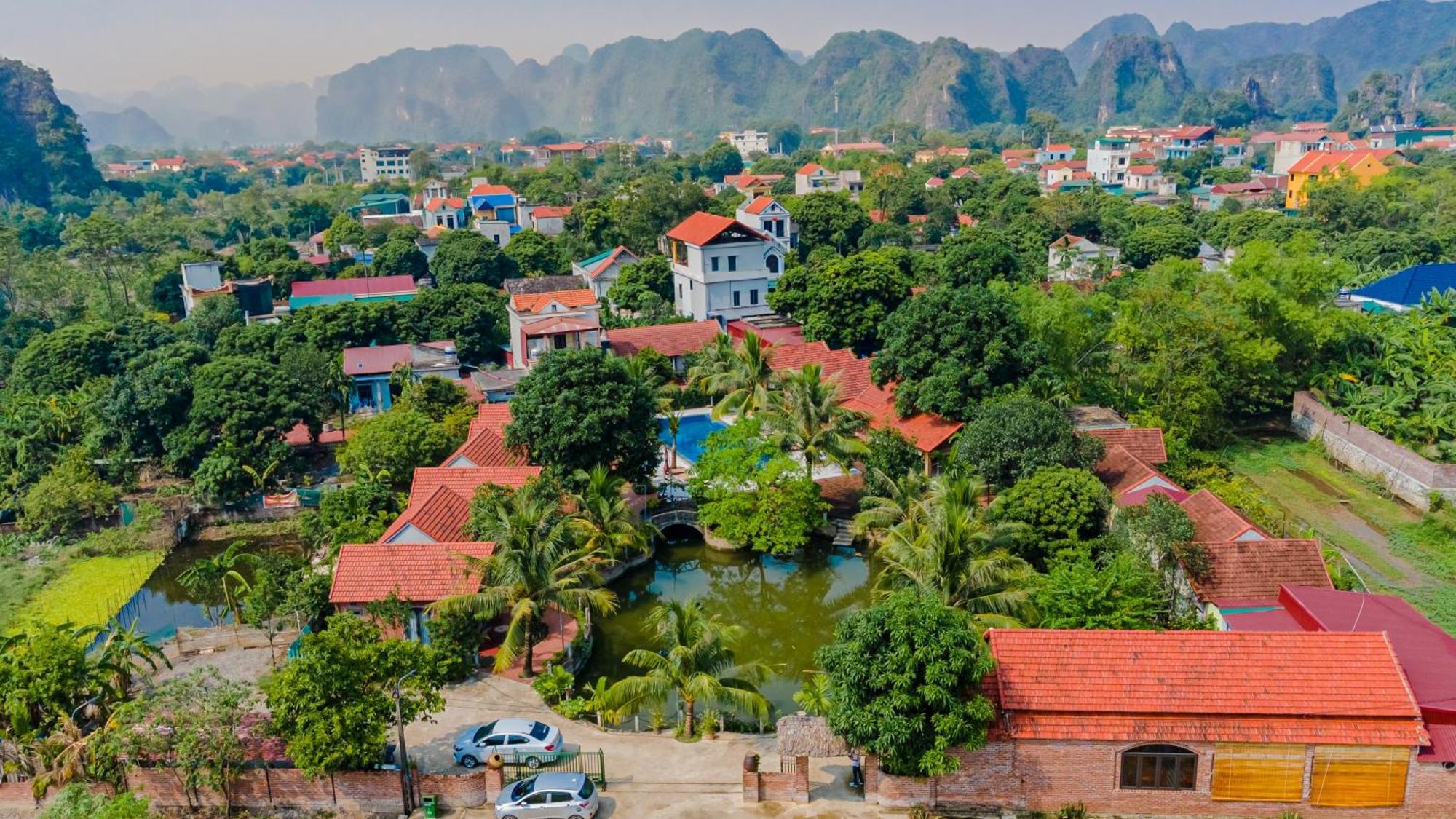 Tam Coc Green Garden Bungalow Νιν Μπιν Εξωτερικό φωτογραφία